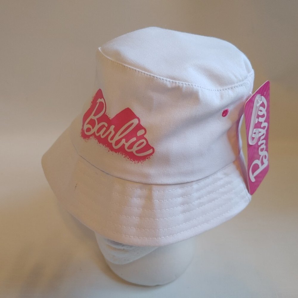 FUN Barbie Bucket Hat Girls 4-6x BARBIE MOVIE Barbie Core BNWT